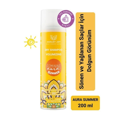 Ashley Joy Feminine Aura Summer Hair Perfume Effective Dry Shampoo 200 ml