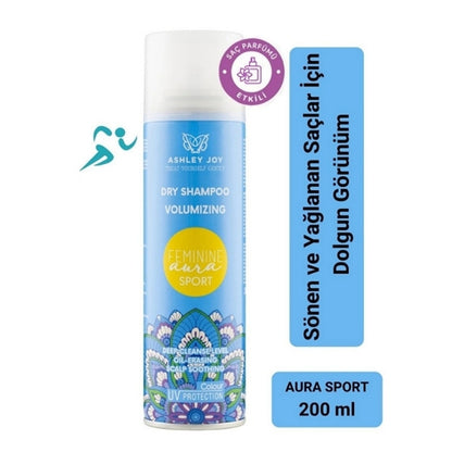 Ashley Joy Feminine Aura Sport Hair Perfume Effective Dry Shampoo 200 ml
