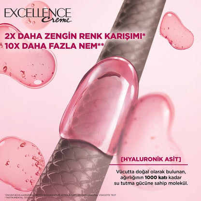 Loreal Paris Excellence Creme Hair Dye - 6.54 Light Red Brown