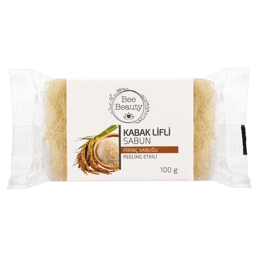 Bee Beauty Pumpkin Fiber Soap Hyaluronic Acid &amp; Rose 100 gr