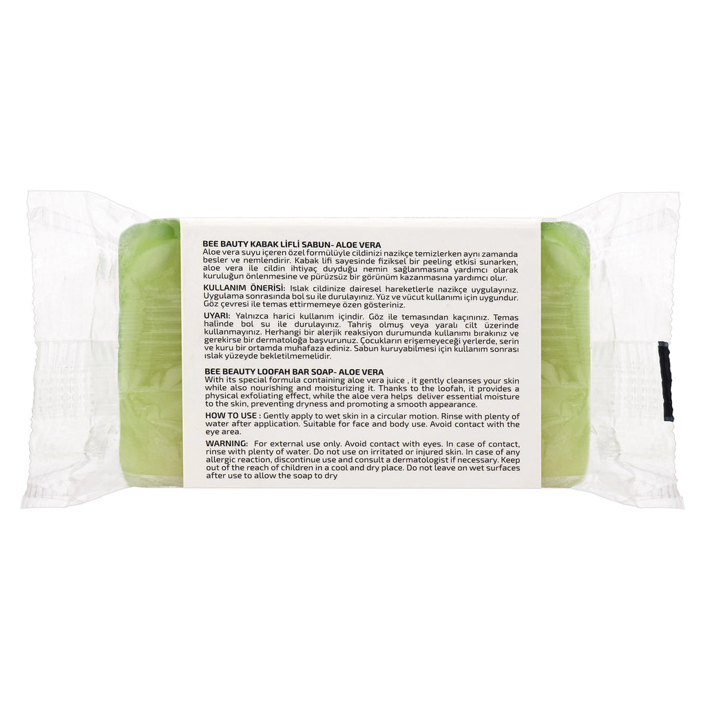 Bee Beauty Pumpkin Fiber Soap Aloe Vera 100 gr