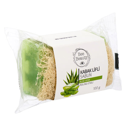 Bee Beauty Pumpkin Fiber Soap Aloe Vera 100 gr