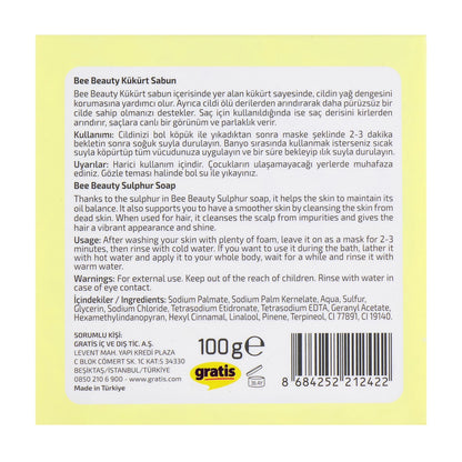 Bee Beauty Sulfur Soap Bar 100 gr