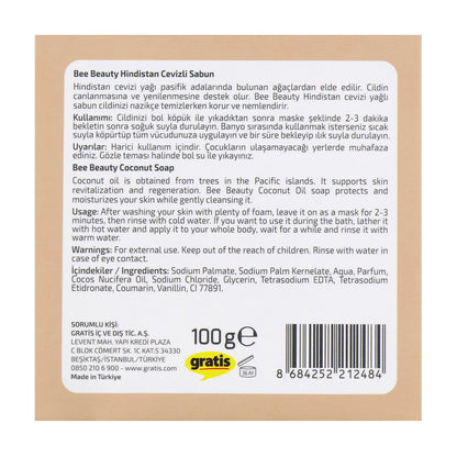 Bee Beauty Coconut Soap Bar 100 gr