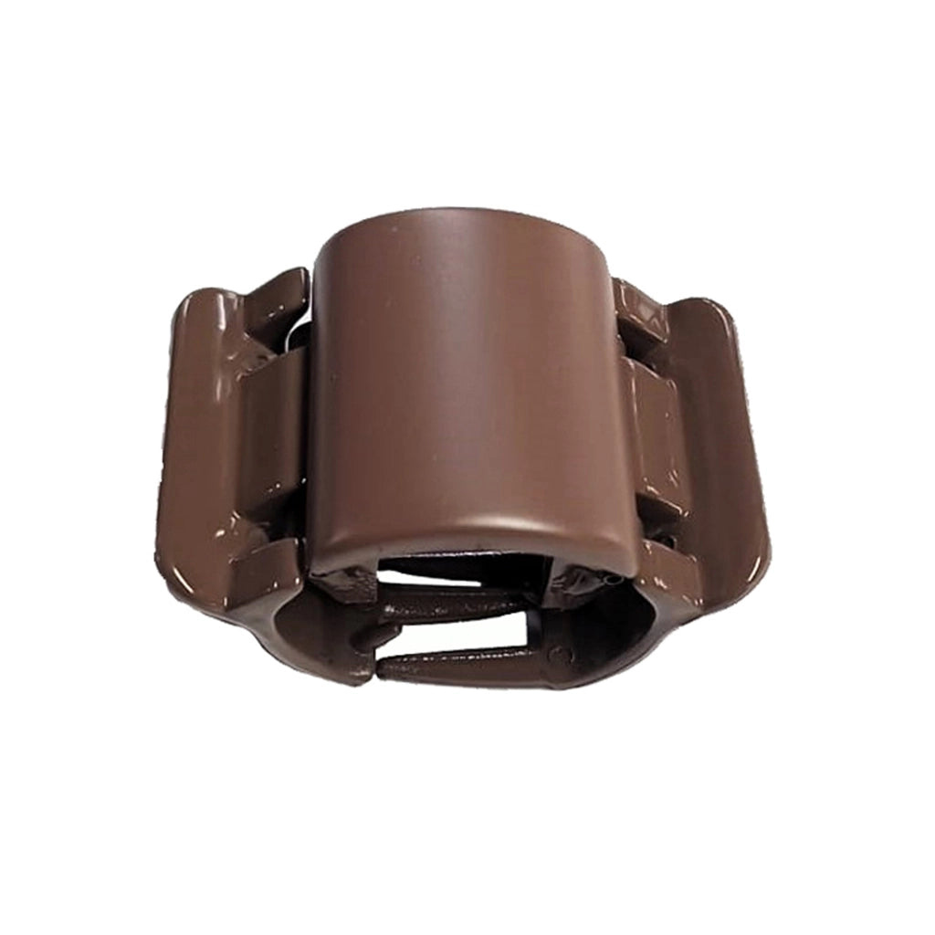 Linziclip Midi Chocolate Color Spotted Buckle
