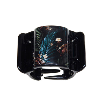 Linziclip Midi Chocolate Color Spotted Buckle