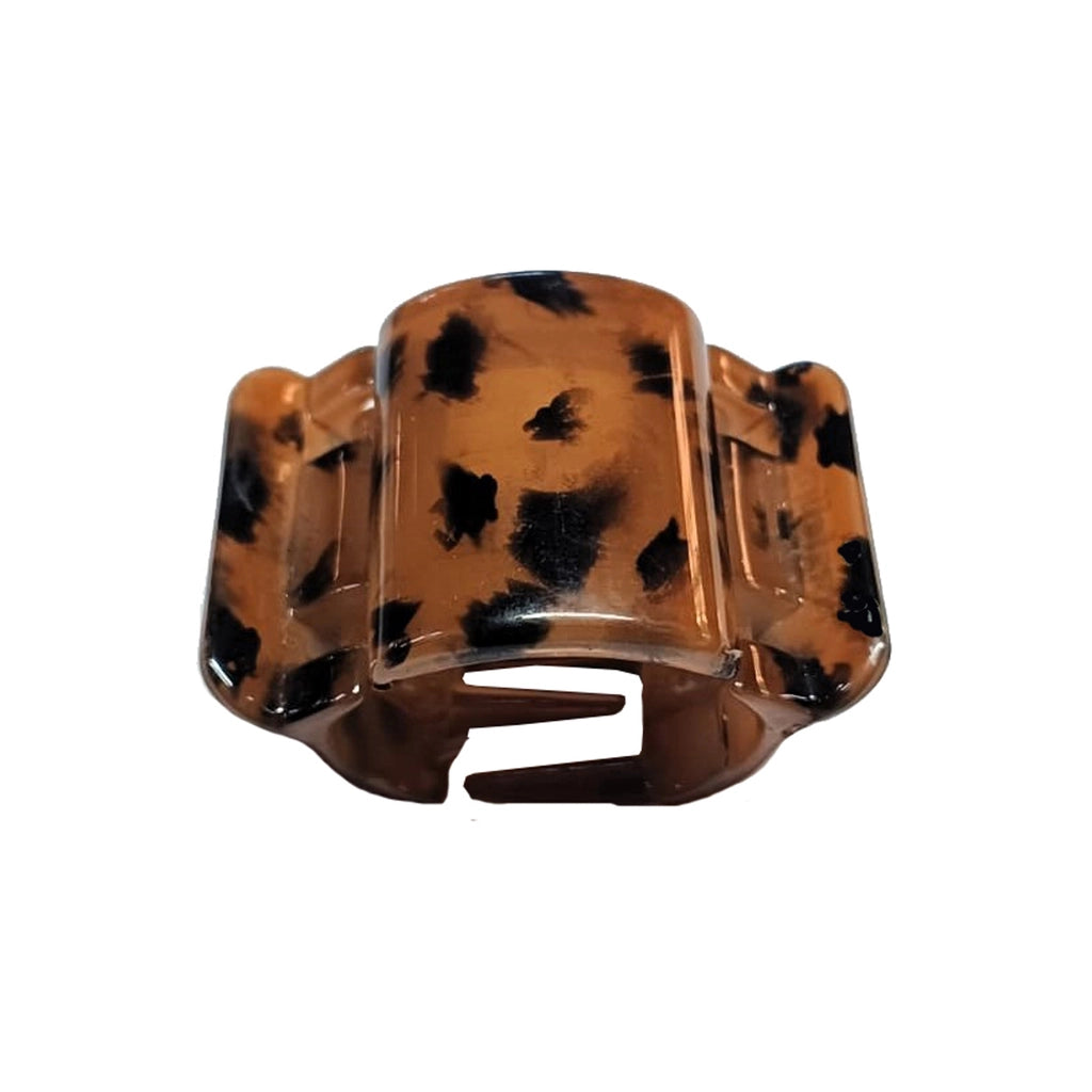 Linzcilip Midi Gray Colored Spotted Buckle