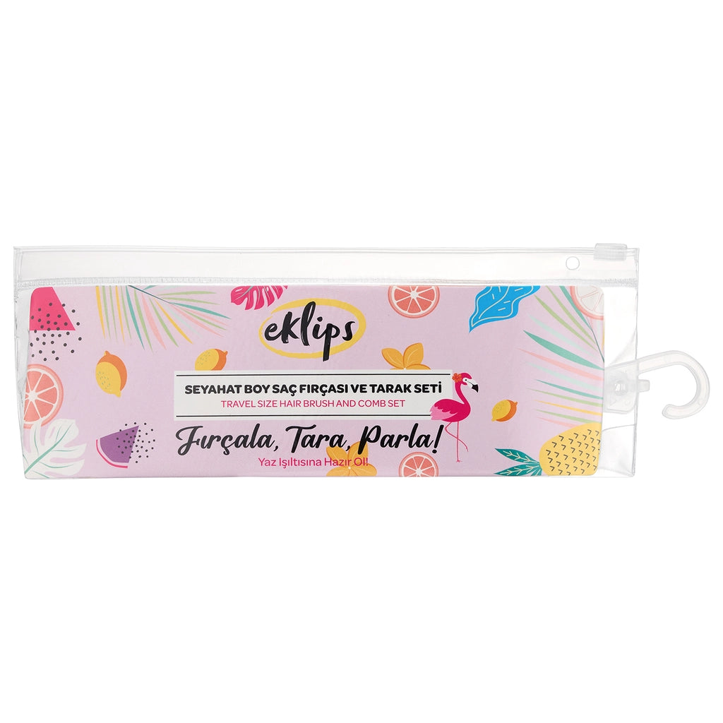 Eklips Summer Hair Brush and Comb Set (Assorted)