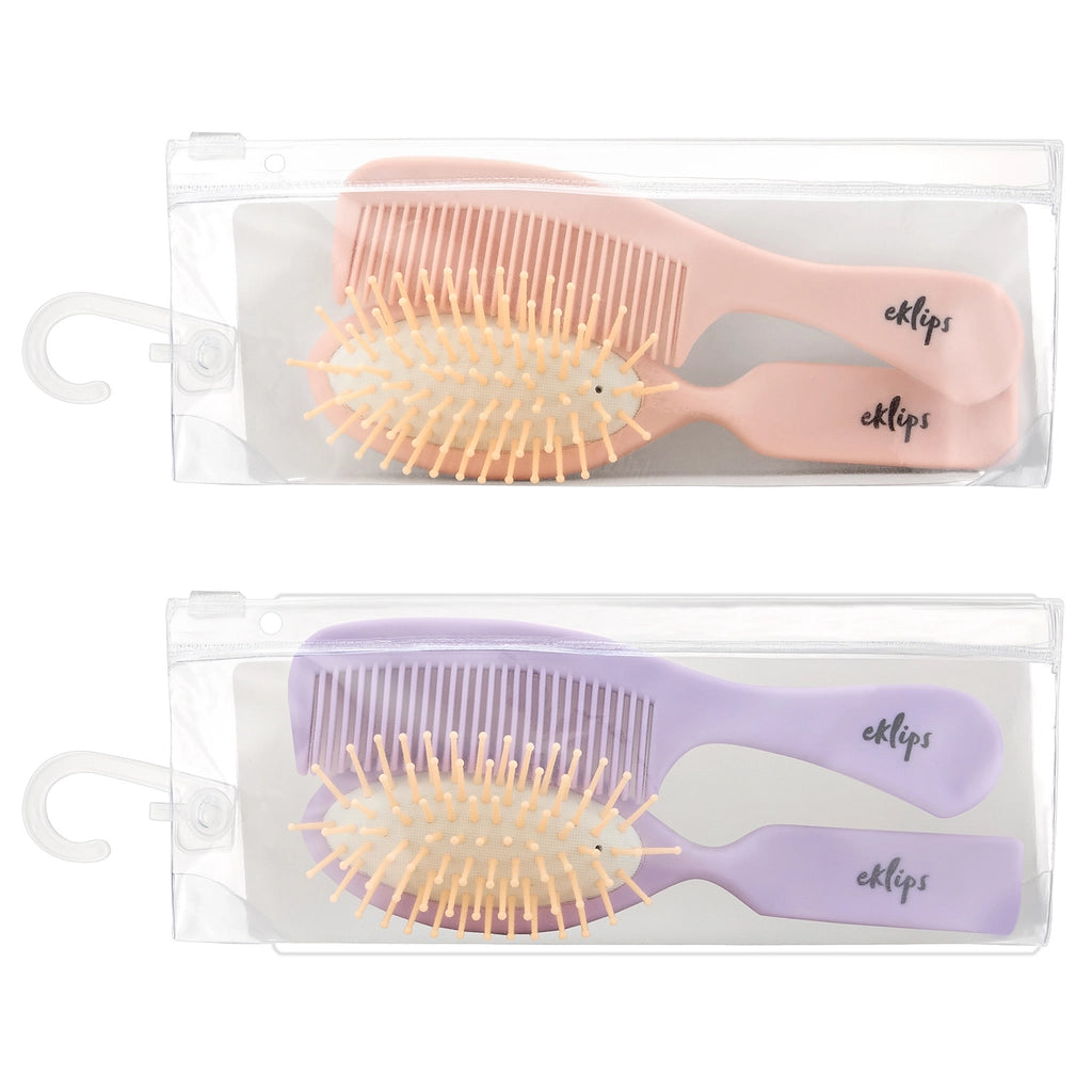 Eklips Summer Hair Brush and Comb Set (Assorted)