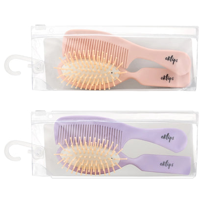 Eklips Summer Hair Brush and Comb Set (Assorted)