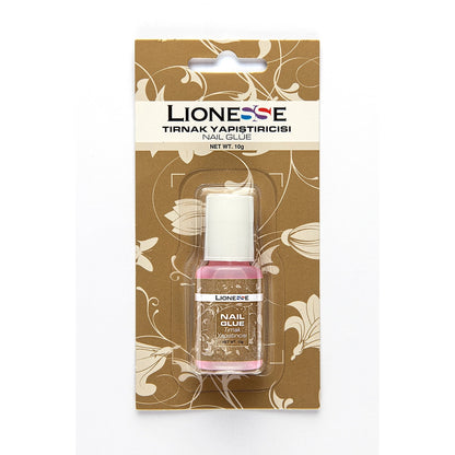 Lionesse False Nail Adhesive Pink 10 gr