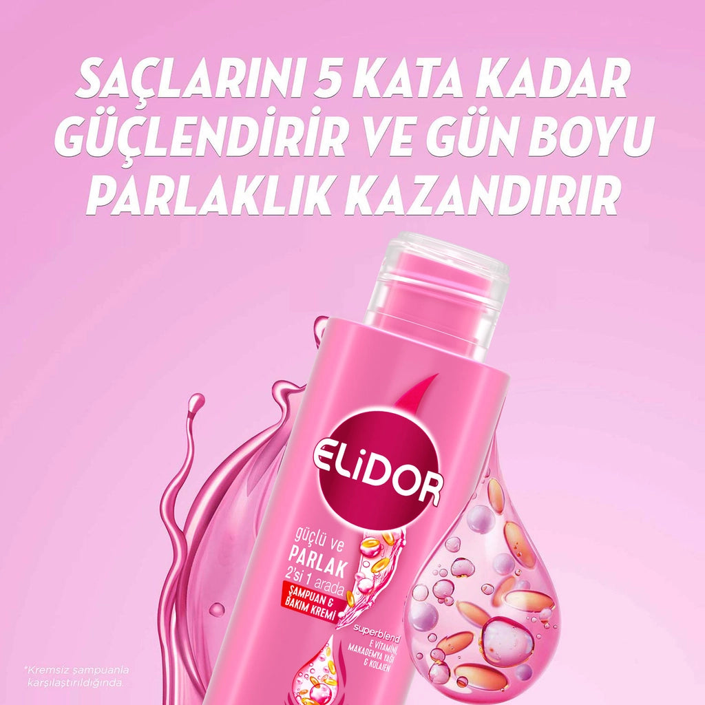 Elidor Strong and Shiny Travel Size Shampoo &amp; Conditioner 90 ml