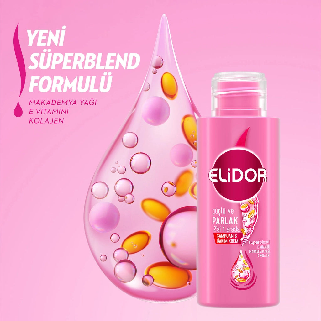 Elidor Strong and Shiny Travel Size Shampoo &amp; Conditioner 90 ml