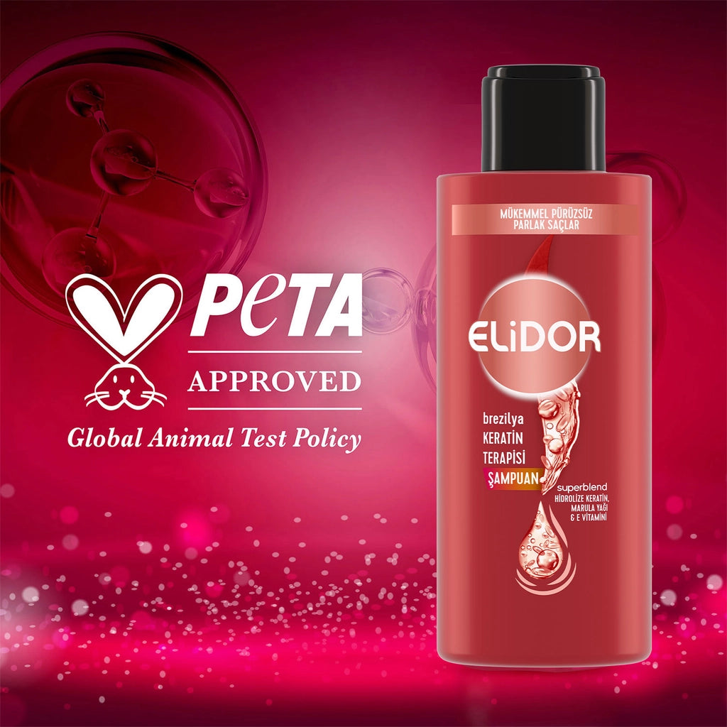 Elidor Brazilian Keratin Therapy Travel Size Shampoo 90 ml
