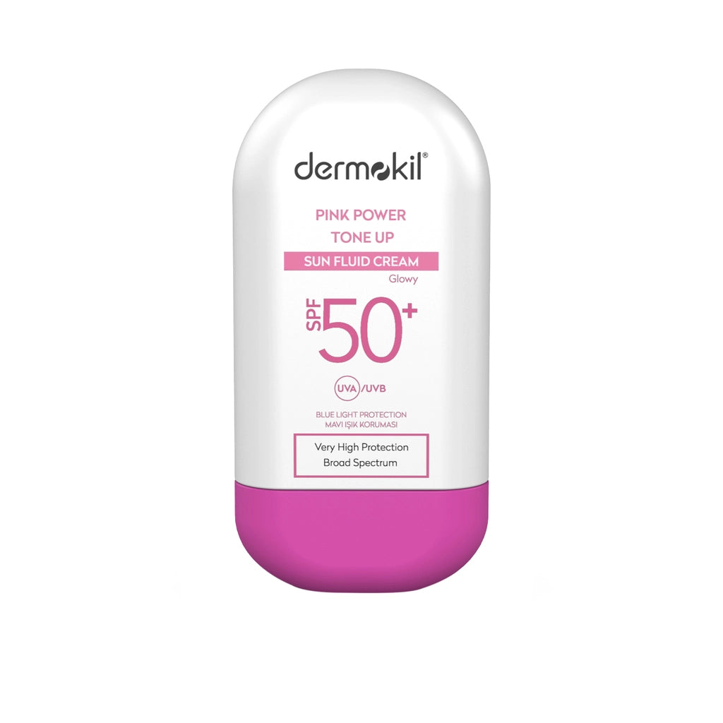 Dermokil Pink Power Tone Up Sun Fluid Cream 50+SPF 60 gr