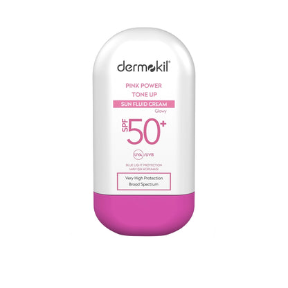 Dermokil Pink Power Tone Up Sun Fluid Cream 50+SPF 60 gr