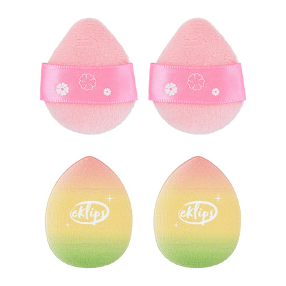 Eklips Rubycell Makeup Puff 4-pack