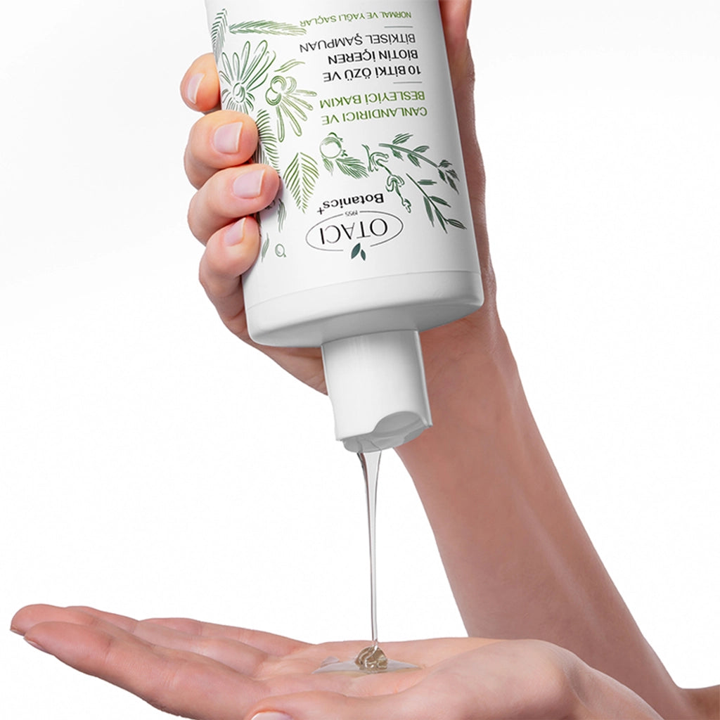 Otacı Botanics+ Revitalizing Herbal Care Shampoo 10 Herbs and Biotin 375 ml
