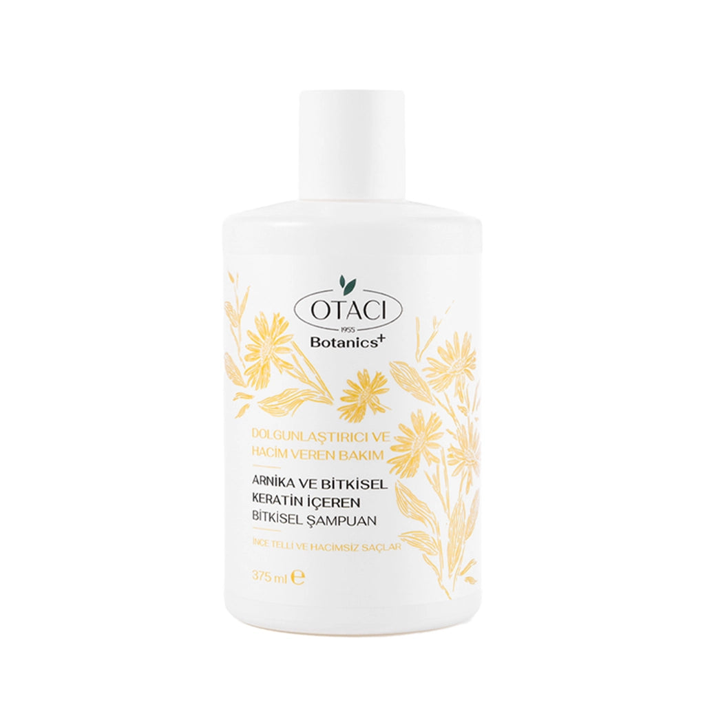 Otacı Botanics+ Fullness and Volumizing Herbal Care Shampoo Herbal Keratin and Arnica 375 ml