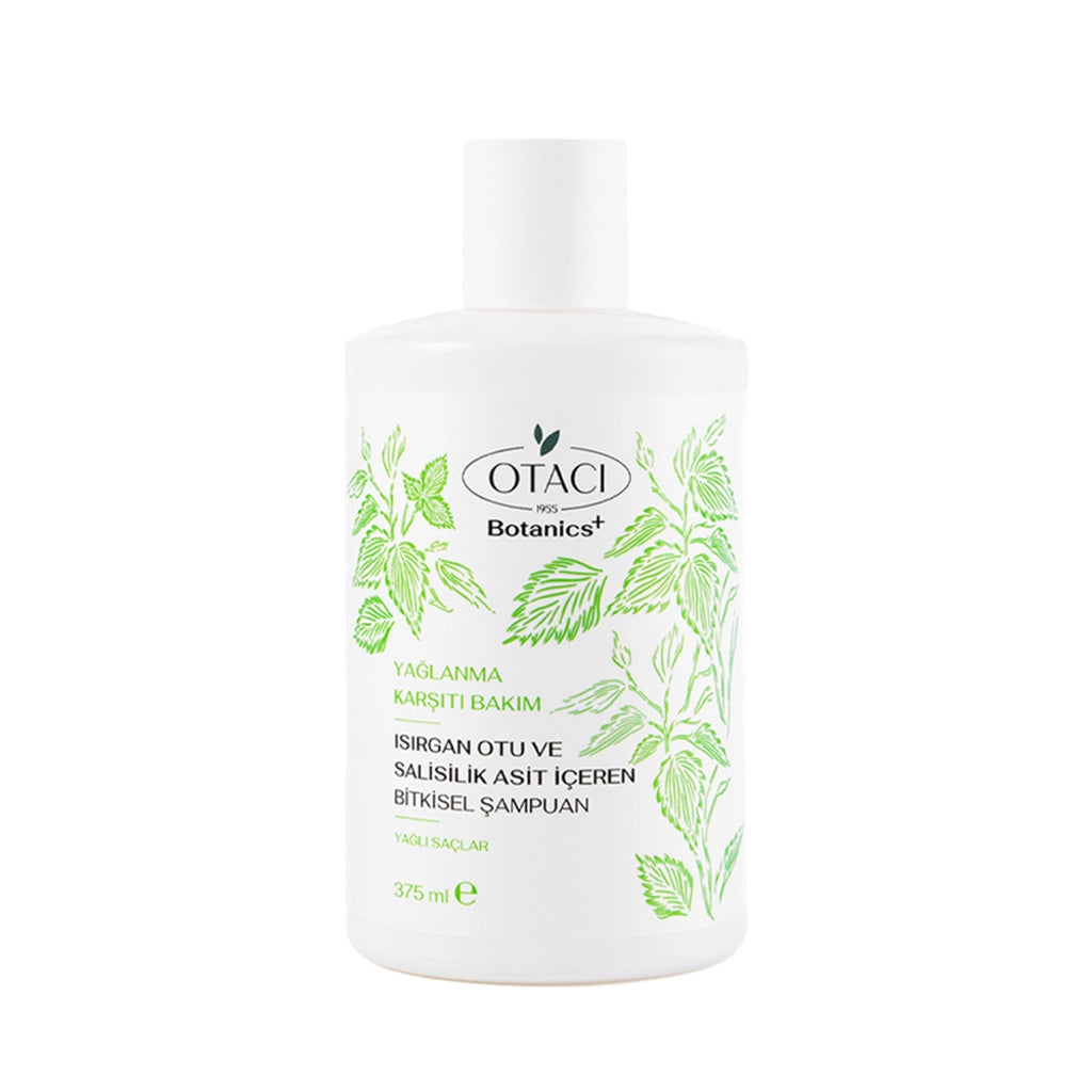 Otacı Botanics+ Anti-Oil Herbal Care Shampoo with Nettle and Salicylic Acid 375 ml