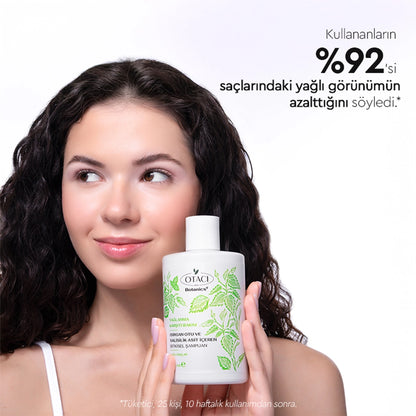 Otacı Botanics+ Anti-Oil Herbal Care Shampoo with Nettle and Salicylic Acid 375 ml