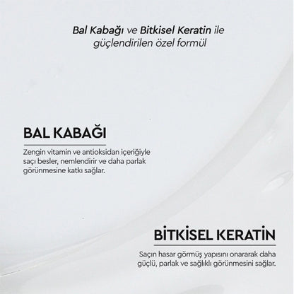 Otacı Botanics+ Repairing and Strengthening Herbal Care Shampoo Pumpkin and Herbal Keratin 375 ml