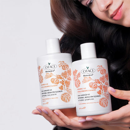 Otacı Botanics+ Repairing and Strengthening Herbal Hair Care Cream Pumpkin and Herbal Keratin 375