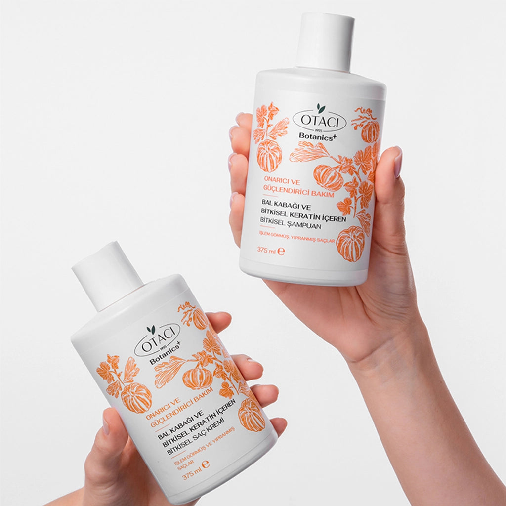 Otacı Botanics+ Repairing and Strengthening Herbal Hair Care Cream Pumpkin and Herbal Keratin 375