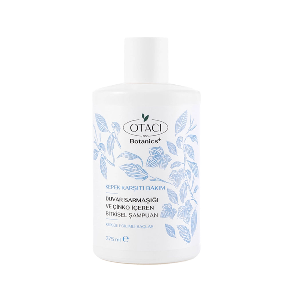 Otacı Botanics+ Anti-Dandruff Herbal Care Shampoo Wall Ivy and Zinc 375 ml
