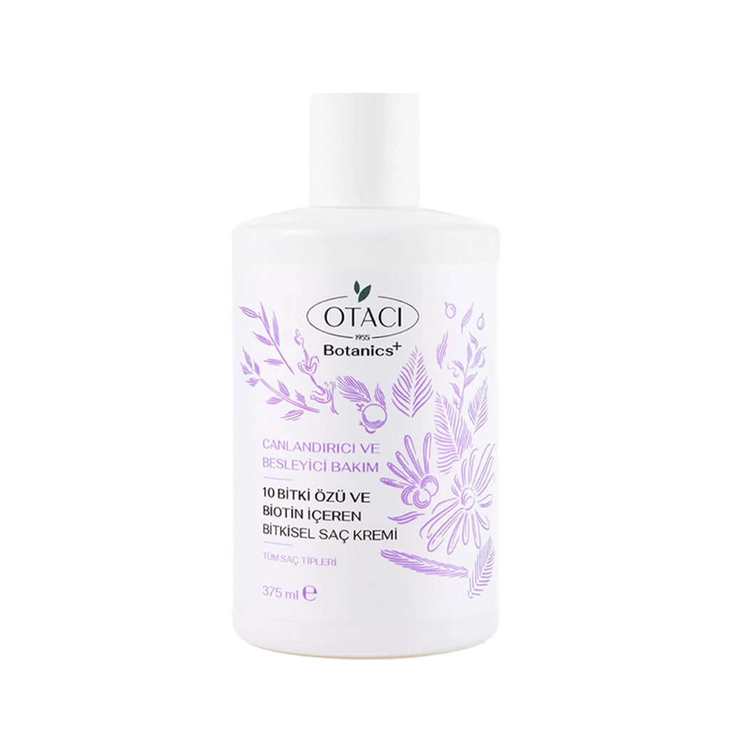 Otacı Botanics+ Revitalizing Herbal Hair Care Cream 10 Plants and Biotin 375 ml