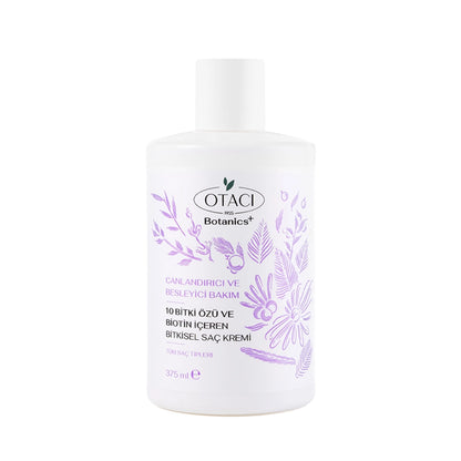 Otacı Botanics+ Revitalizing Herbal Hair Care Cream 10 Plants and Biotin 375 ml