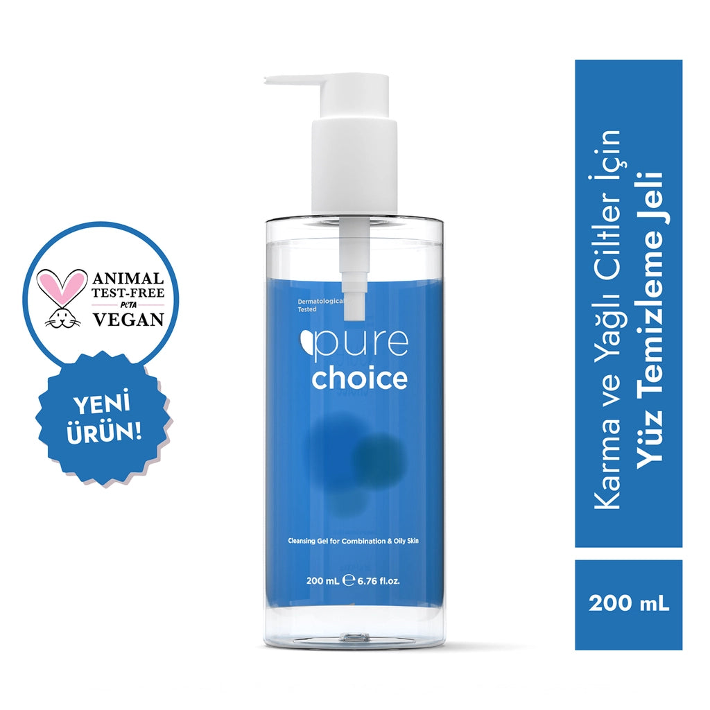 Pure Choice Facial Cleansing Gel for Combination and Oily Skin 200 ml