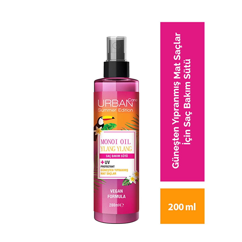 Urban Care Monoi Ylang Ylang Hair Care Milk Special for Sun-Damaged Dull Hair 200 ml