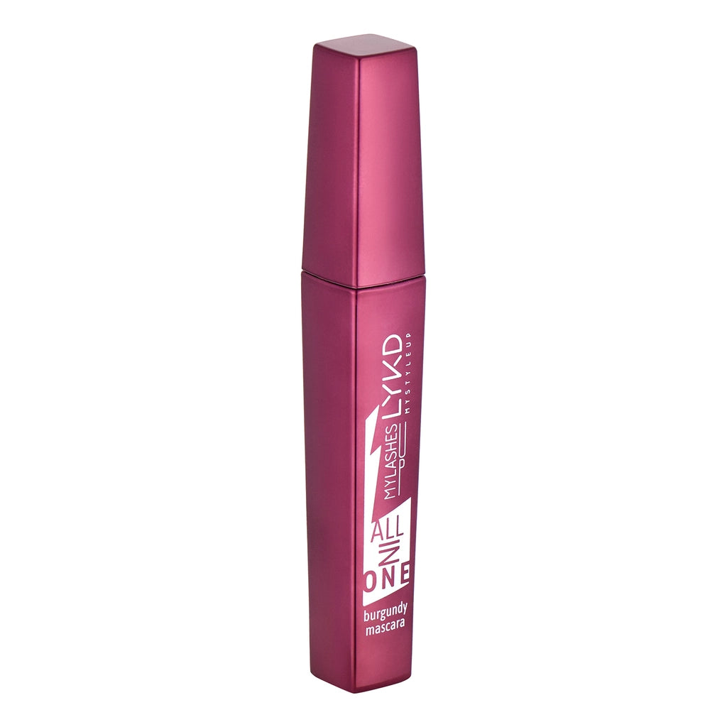 LYKD All In One Burgundy Mascara - Mascara That Gives Volume, Separation, Length and Curl
