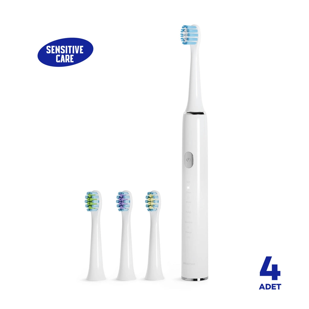 Polosmart Toothbrush Replacement Head Set of 4