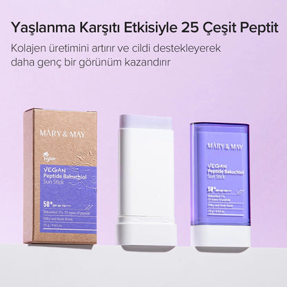 Mary &amp; May 50+SPF Stick Sunscreen with Bakuchiol 18 gr