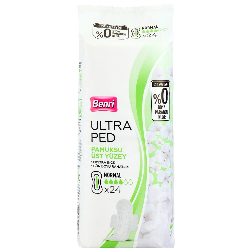 Benri Ultra Pad Cotton Normal 24 Pcs