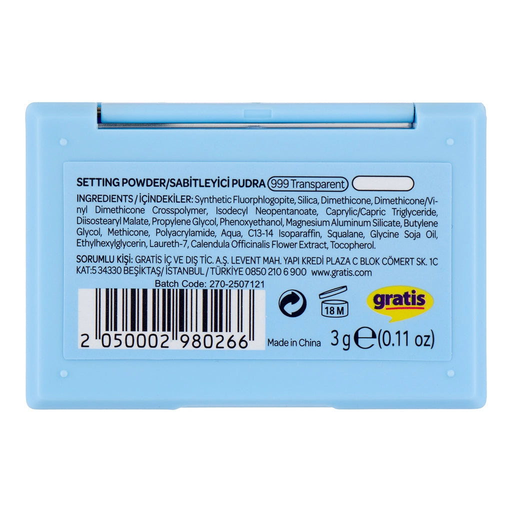 Beaulis Fun Filter Zone Fixative Powder 999 Transparent