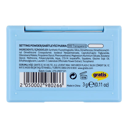 Beaulis Fun Filter Zone Fixative Powder 999 Transparent
