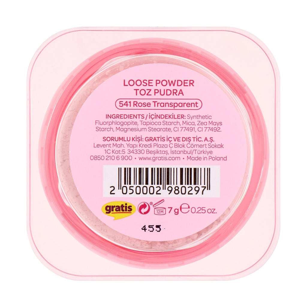 Beaulis Fun Bake My Day Loose Powder 541 Rose Transparent