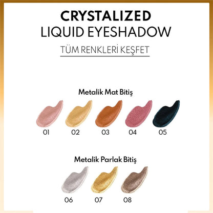 Note Crystalized Liquid Eyeshadow Eye Shadow 02 Miracle Light