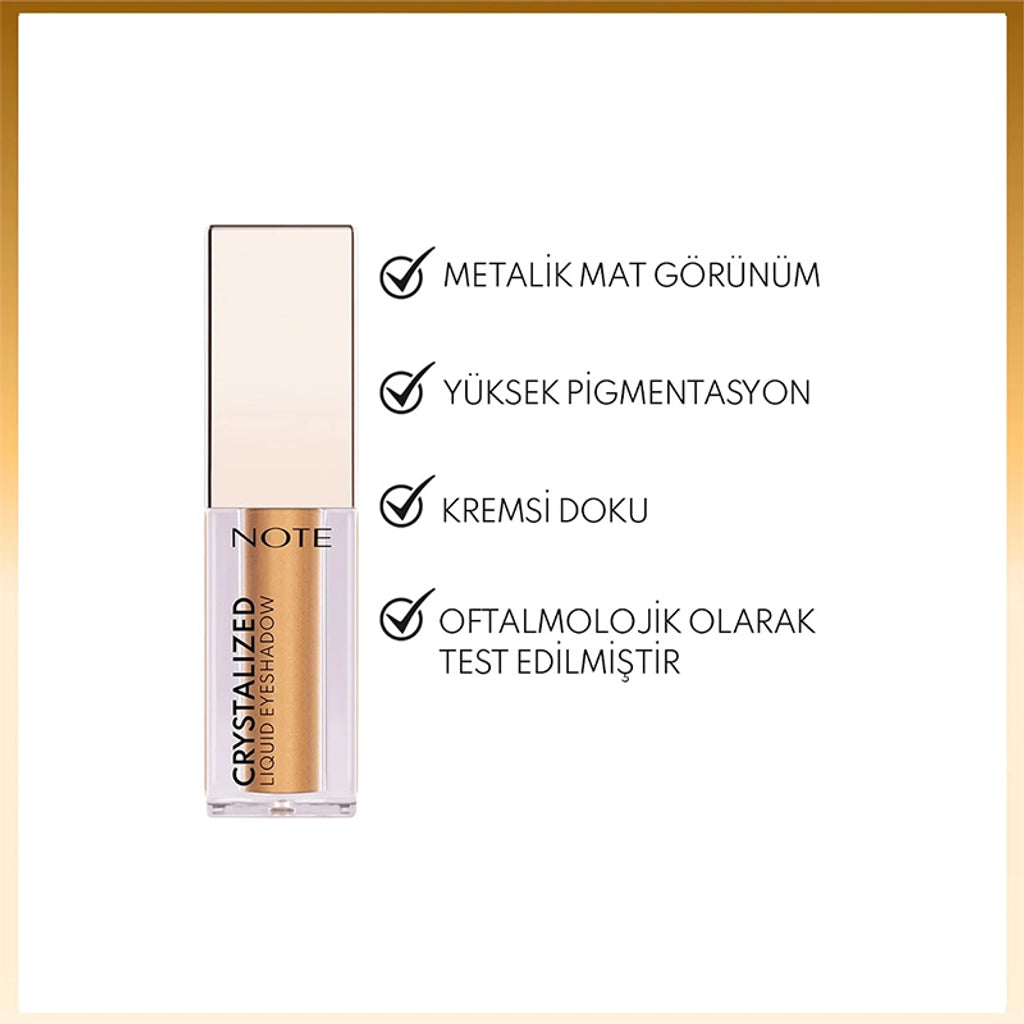 Note Crystalized Liquid Eyeshadow Eye Shadow 02 Miracle Light