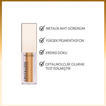 Note Crystalized Liquid Eyeshadow Eye Shadow 02 Miracle Light