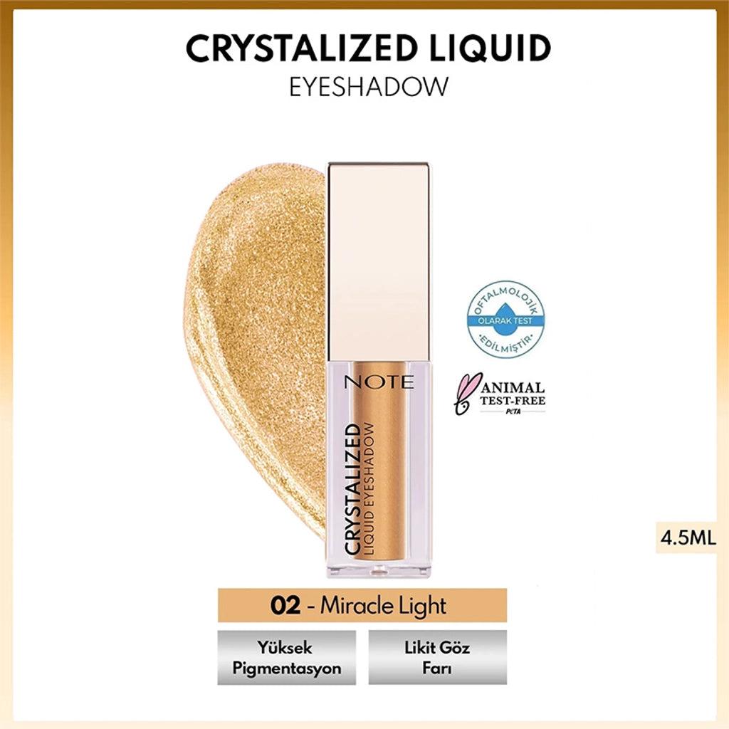 Note Crystalized Liquid Eyeshadow Eye Shadow 06 Moonstone