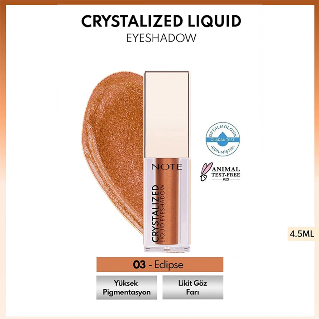 Note Crystalized Liquid Eyeshadow Eye Shadow 02 Miracle Light