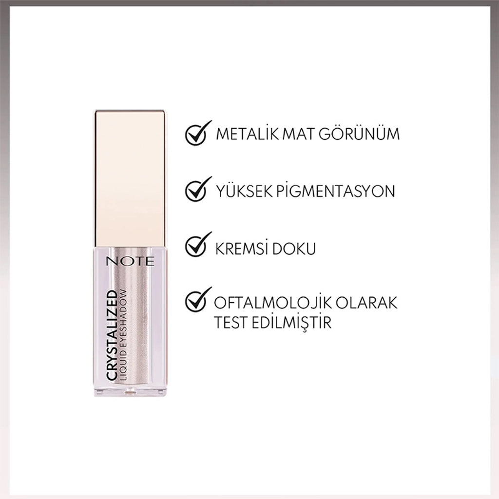 Note Crystalized Liquid Eyeshadow Eye Shadow 06 Moonstone