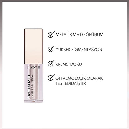 Note Crystalized Liquid Eyeshadow Eye Shadow 06 Moonstone