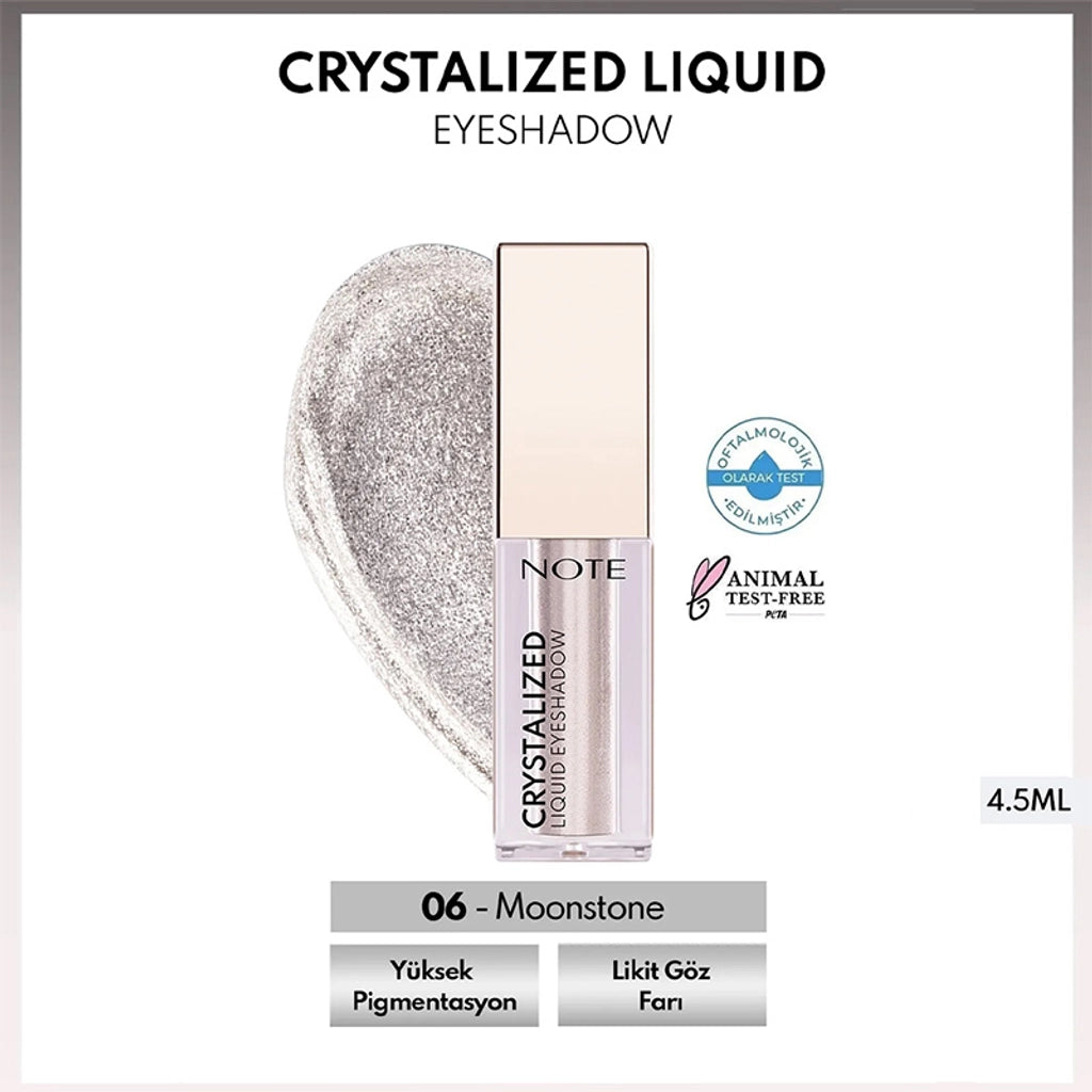 Note Crystalized Liquid Eyeshadow Eye Shadow 02 Miracle Light