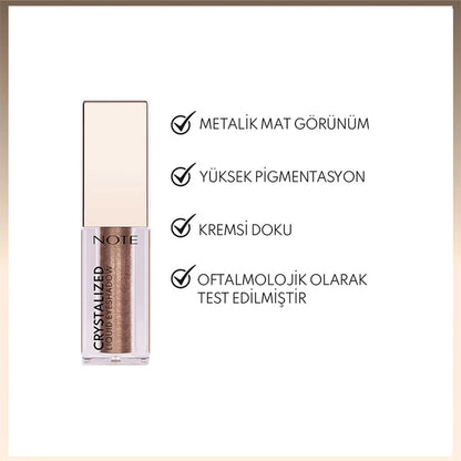 Note Crystalized Liquid Eyeshadow Eyeshadow 08 Vintage Bronze