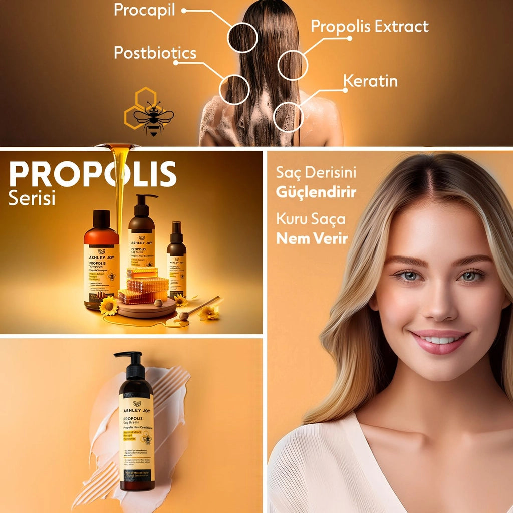 Ashley Joy Propolis Hair Care Milk for Dry and Sensitive Hair 150 ml